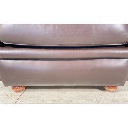 POLTRONA Frau Tito Agnoli MOD. Poppy DESIGN 1970 LEGNO PELLE ITALY SPACE AGE