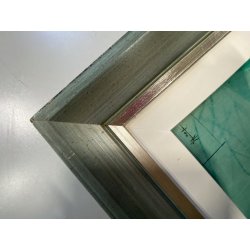 QUADRO DIPINTO OLIO ASTRATTO Mario Tosi  COMPOSIZIONE PESCI BRICOLE VENEZIA '900