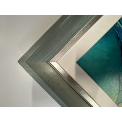 QUADRO DIPINTO OLIO ASTRATTO Mario Tosi  COMPOSIZIONE PESCI BRICOLE VENEZIA '900