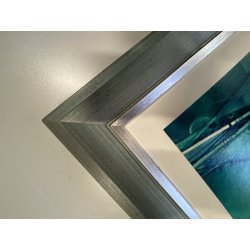 QUADRO DIPINTO OLIO ASTRATTO Mario Tosi  COMPOSIZIONE PESCI BRICOLE VENEZIA '900