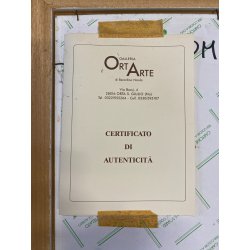QUADRO DIPINTO OLIO ASTRATTO Mario Tosi  COMPOSIZIONE PESCI BRICOLE VENEZIA '900