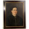 ANTICO DIPINTO OLIO TELA RITRATTO FEMMINILE NOBILDONNA SIGNORA EPOCA 800