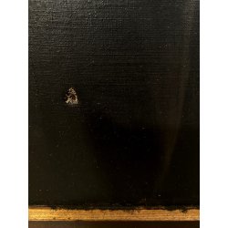 ANTICO DIPINTO OLIO TELA RITRATTO MASCHILE NOBILUOMO SIGNORE EPOCA '800