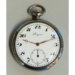 ANTICO OROLOGIO TASCA Longines EFCo CAL. 37.9 anni 40 OLD POCKET WATCH montre