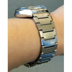 LORENZ AUTOMATIC Day Date 0557 OROLOGIO POLSO anni 70 Vintage Wrist Watch 3ATM