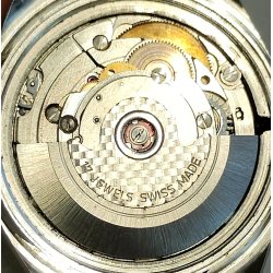 LORENZ AUTOMATIC Day Date 0557 OROLOGIO POLSO anni 70 Vintage Wrist Watch 3ATM