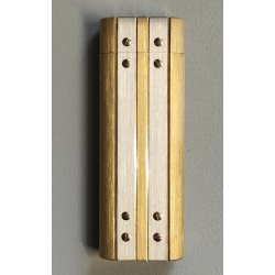 Must de Cartier ACCENDINO TASCA Santos VINTAGE LIGHTER BRIQUET argento oro BOX