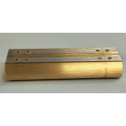 Must de Cartier ACCENDINO TASCA Santos VINTAGE LIGHTER BRIQUET argento oro BOX