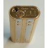 Must de Cartier ACCENDINO TASCA Santos VINTAGE LIGHTER BRIQUET argento oro BOX