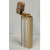 Must de Cartier ACCENDINO TASCA Santos VINTAGE LIGHTER BRIQUET argento oro BOX