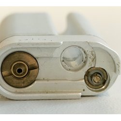 Must de Cartier ACCENDINO TASCA Santos VINTAGE LIGHTER BRIQUET argento oro BOX