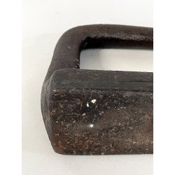 RARISSIMO ANTICO FERRO DA STIRO FORGIATO epoca '700 punta rialzata ATTREZZO