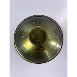 piccola SCULTURA CIOTOLA RAME SMALTATO Studio Laurana PESARO GRAN FUOCO piattino