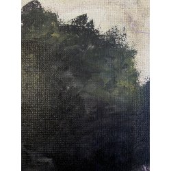 GRANDE QUADRO OLIO Bedo "Lago di Montorfano" PAESAGGIO LACUSTRE BRIANZA 1979