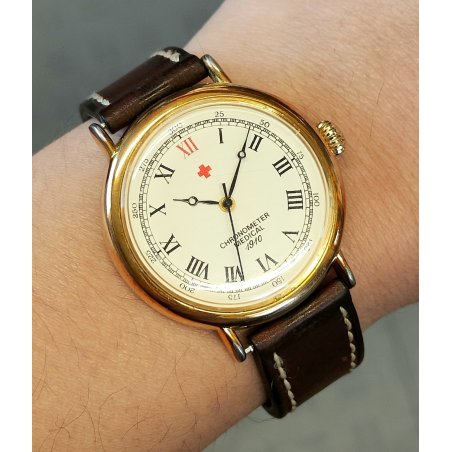 OROLOGIO POLSO Chronometer Medical 1910 anni 60 MECCANICO Vintage Wrist Watch