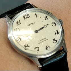 CHAIKA Orologio Polso ЧАЙКА 17 Jewels ANNI 70 meccanico Vintage Wrist Watch URSS