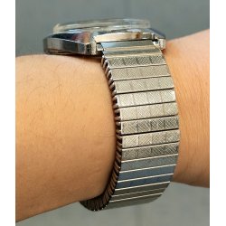 OROLOGIO POLSO Hike Watch INCABLOC anni 60 MECCANICO Vintage Wrist Watch 5 ATM