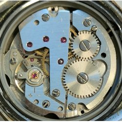 OROLOGIO POLSO Hike Watch INCABLOC anni 60 MECCANICO Vintage Wrist Watch 5 ATM