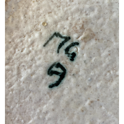 MGA CIOTOLA CERAMICA MAT Mazzotti Giuseppe ALBISOLA FUTURISTA ø20cm ANNI '50/'60