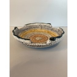 MGA CIOTOLA CERAMICA MAT Mazzotti Giuseppe ALBISOLA FUTURISTA ø20cm ANNI '50/'60