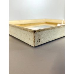 DIPINTO TEMPERA MINIATURA Piero Busonera VEDUTA LAGO COMO Punta Balbianello '56