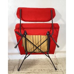 COPPIA POLTRONA BBPR "Elettra" Arflex DESIGN 1953 METALLO DUE SEDIE VINTAGE