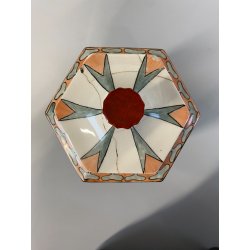 Guido Andlovitz VASO con COPERCHIO CERAMICA Lavenia "Monza 27" RESTAURI 1938