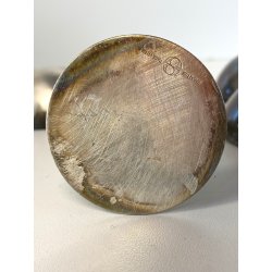 POSACENERE SVUOTATASCHE LINO SABATTINI METALLO ARGENTATO SFERE DESIGN VINTAGE