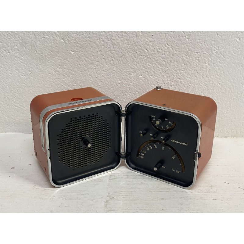 ANTICA RADIO CUBO BRIONVEGA TS 502 ROSSA MARCO ZANUSO ANNI 70 DESIGN MADE IN ITA