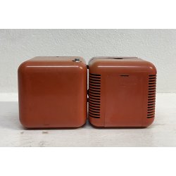 ANTICA RADIO CUBO BRIONVEGA TS 502 ROSSA MARCO ZANUSO ANNI 70 DESIGN MADE IN ITA
