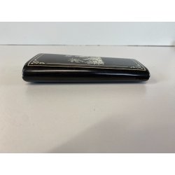 ANTICA SCATOLA SET CUSTODIA CUCITO BOITE à COUTURE BACHELITE DECORO INTARSIATO