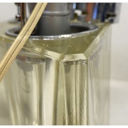 COPPIA ABATJOUR Alessandro Mendini ANNI 70 LAMPADA TAVOLO DESIGN ACCIAIO VETRO