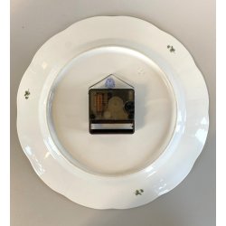 RARO OROLOGIO da PARETE CLOCK PLATE PORCELLANA Herend "Indian Basket" MULTICOLOR