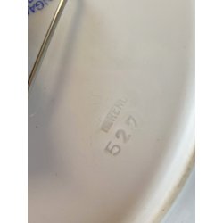 RARO OROLOGIO da PARETE CLOCK PLATE PORCELLANA Herend "Indian Basket" MULTICOLOR