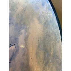 GRANDE PIATTO PARATA CERAMICA CSF DECORO ISTORIATO Combattimento ø 61cm RESTAURI