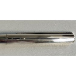 ST DUPONT Classic PENNA SFERA ARGENTATA GODRON Vintage Ballpoint Pen COLLEZIONE