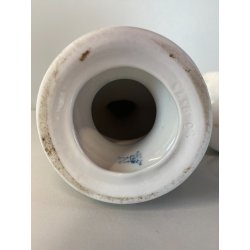 COPPIA SCULTURA BUSTO FANCIULLI CERAMICA Capodimonte Biscuit BIANCO 20 cm/h