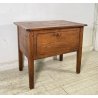 ANTICA PICCOLA MADIA 1800 LEGNO NOCE CREDENZINA CUCINA EPOCA DISPENSA SIDEBOARD