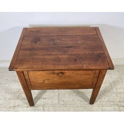 ANTICA PICCOLA MADIA 1800 LEGNO NOCE CREDENZINA CUCINA EPOCA DISPENSA SIDEBOARD