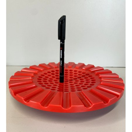 PORTACENERE ASHTRAY DESIGN Anna Castelli Ferrieri KARTELL 4638 ROSSO ANNI '70