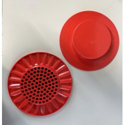 PORTACENERE ASHTRAY DESIGN Anna Castelli Ferrieri KARTELL 4638 ROSSO ANNI '70