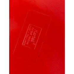 PORTACENERE ASHTRAY DESIGN Anna Castelli Ferrieri KARTELL 4638 ROSSO ANNI '70