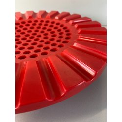 PORTACENERE ASHTRAY DESIGN Anna Castelli Ferrieri KARTELL 4638 ROSSO ANNI '70