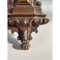 BASSORILIEVO RITRATTO San Giovanni ANTICA CORNICE ARCHITETTONICA in BRONZO '800