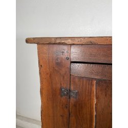 ANTICA CREDENZA 2 ANTE LEGNO NOCE INCARTATA EPOCA '800 MOBILE TV RIPIANO STIPO