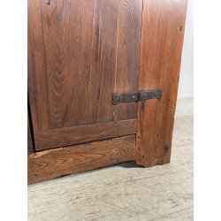 ANTICA CREDENZA 2 ANTE LEGNO NOCE INCARTATA EPOCA '800 MOBILE TV RIPIANO STIPO