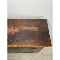 ANTICA CREDENZA 2 ANTE LEGNO NOCE INCARTATA EPOCA '800 MOBILE TV RIPIANO STIPO