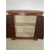 ANTICA CREDENZA 2 ANTE LEGNO NOCE INCARTATA EPOCA '800 MOBILE TV RIPIANO STIPO