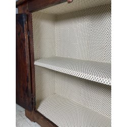 ANTICA CREDENZA 2 ANTE LEGNO NOCE INCARTATA EPOCA '800 MOBILE TV RIPIANO STIPO