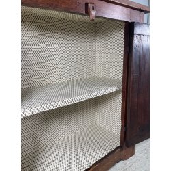 ANTICA CREDENZA 2 ANTE LEGNO NOCE INCARTATA EPOCA '800 MOBILE TV RIPIANO STIPO